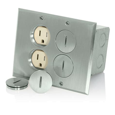 electrical floor box cover plates|floor mounted electrical outlet covers.